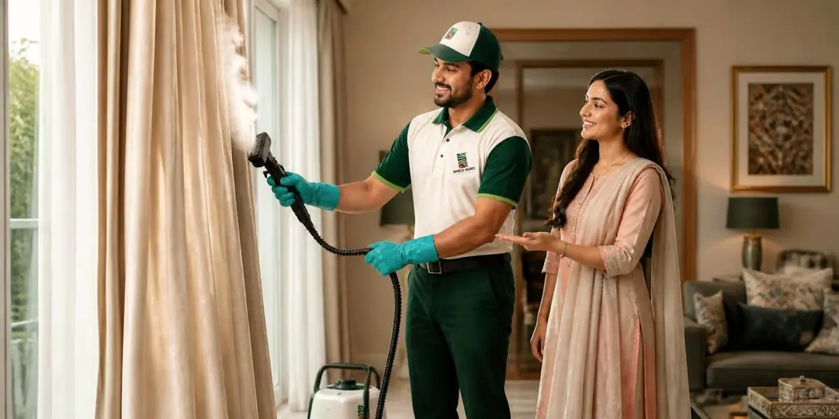 Curtain & Blind Cleaning — Shield Agro