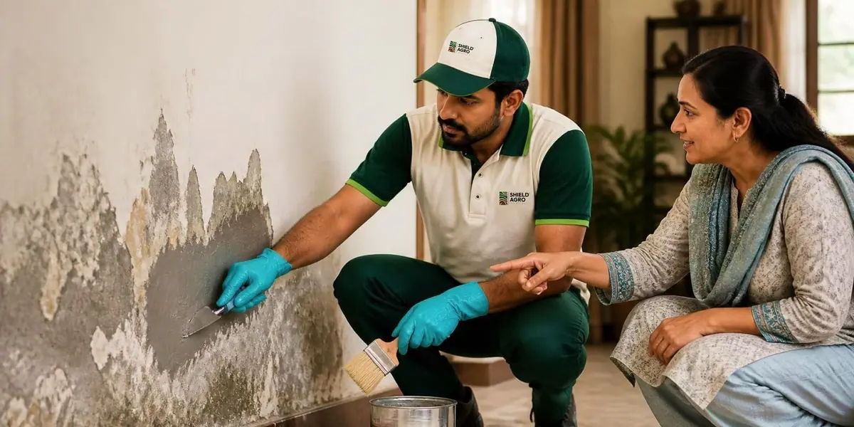 Wall Seepage Treatment — Shield Agro